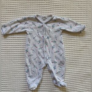 Kissy Kissy Rocket Space Snap Footie Pajamas Pima Cotton: 3-6 months